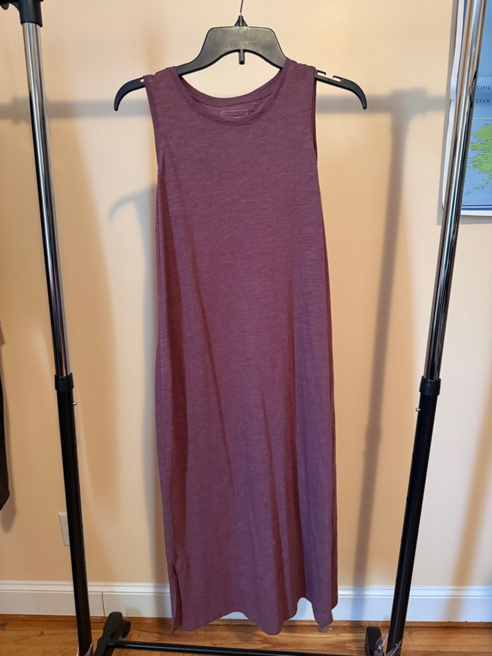 Sonoma Crewneck Tee in Deep Plum